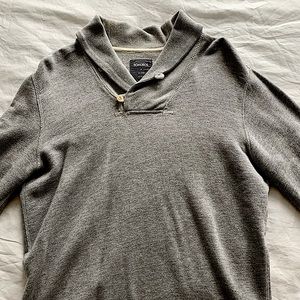 Bonobos Shawl Sweatshirt Size Medium Grey M